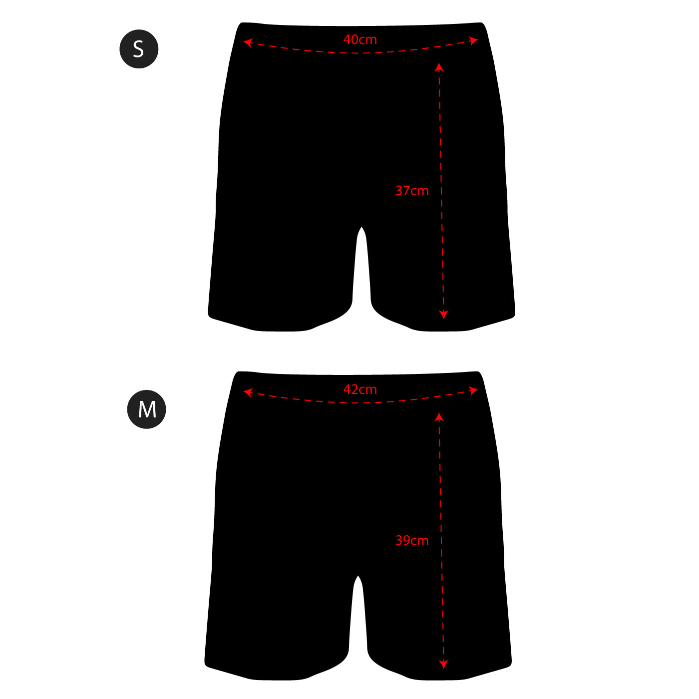 Mens Shorts Size Guide