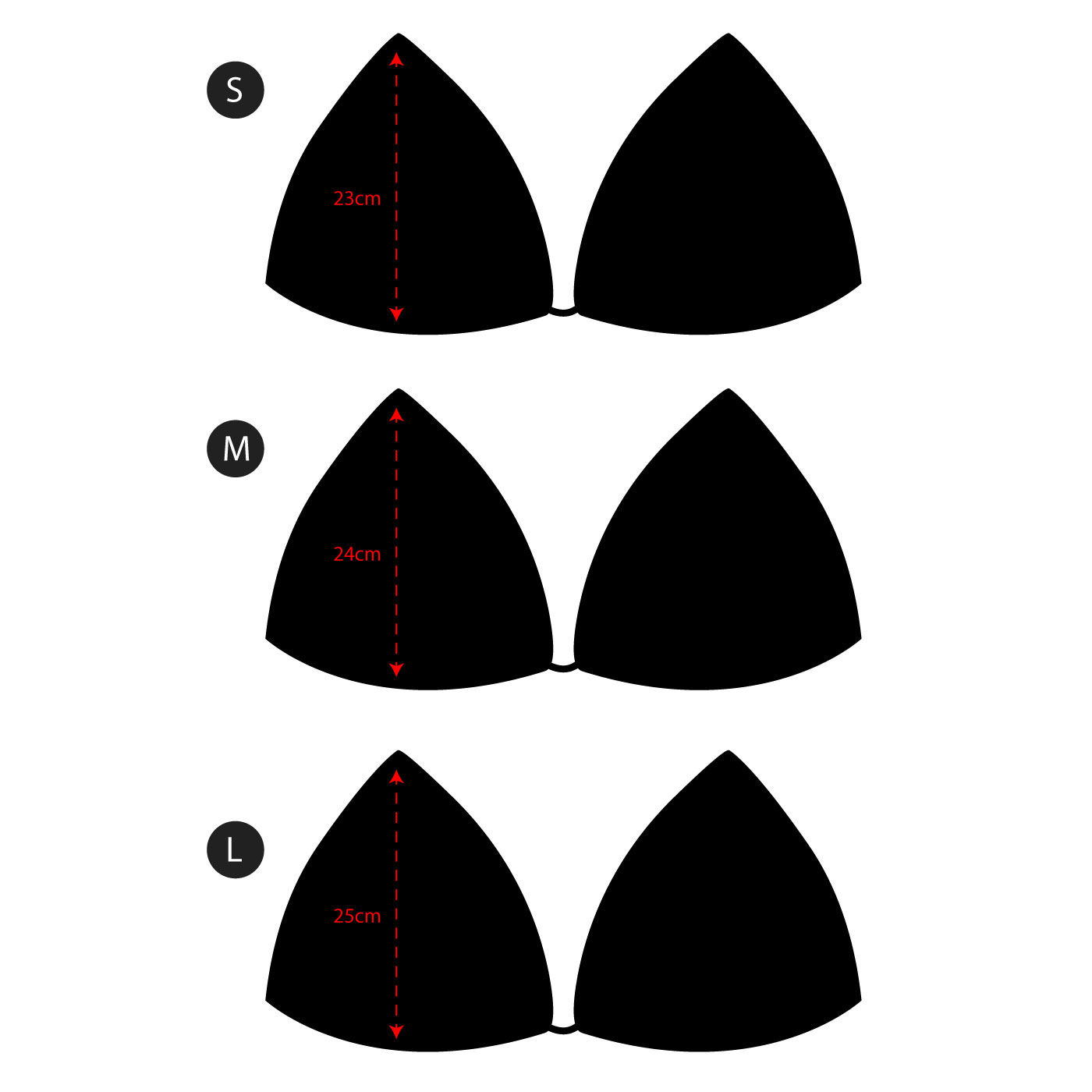 Triangle Top Size Guide