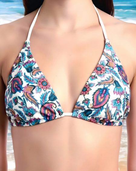 Paisley Triange Bikini Top