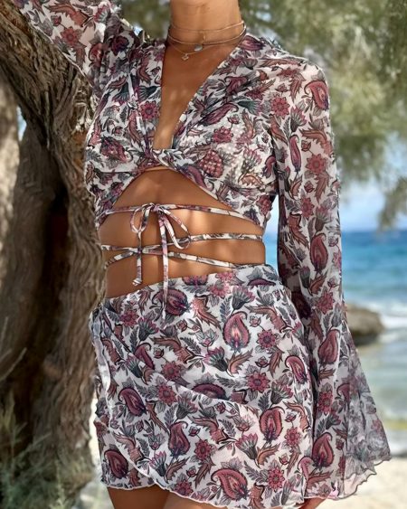 tan trough fast dry mini bolero